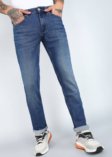 FLYING MACHINE Straight Fit Men Blue Jeans