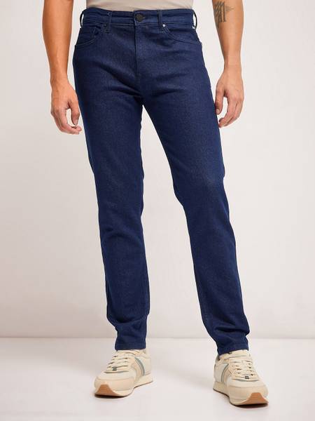 THE BEAR HOUSE Slim Men Blue Jeans