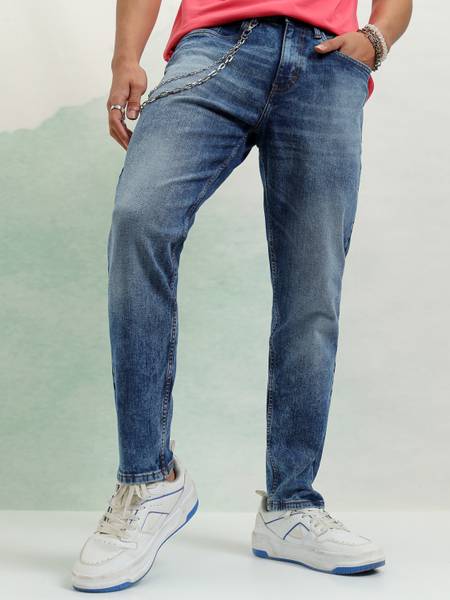 HIGHLANDER Tapered Fit Men Blue Jeans