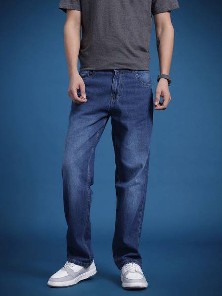 Roadster Straight Fit Men Blue Jeans