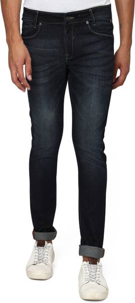 MUFTI Skinny Men Black Jeans