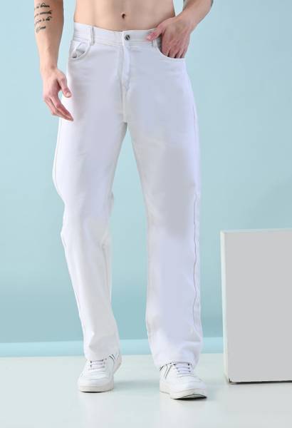 Moda Rapido Regular Men White Jeans