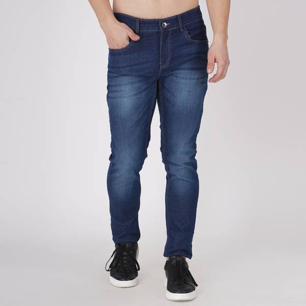 COSMIC Regular Men Dark Blue Jeans