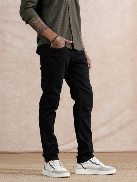 WROGN Slim Men Black Jeans