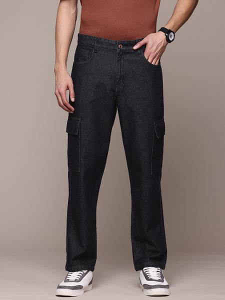 Roadster Relaxed Fit Men Black Jeans