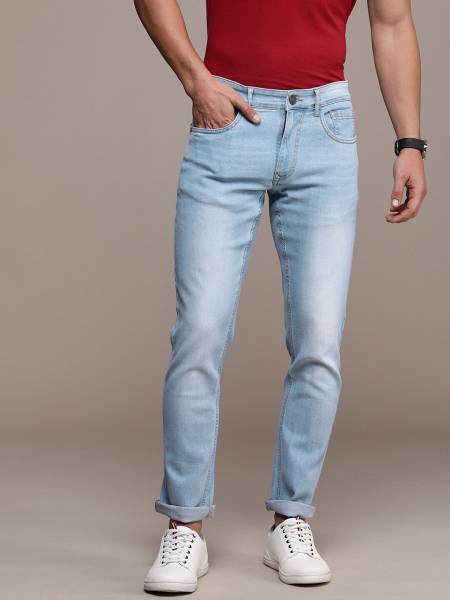 WROGN Slim Men Light Blue Jeans