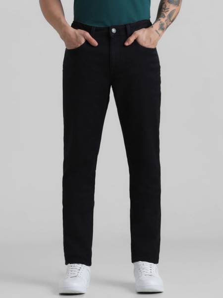 JACK & JONES Slim Men Black Jeans