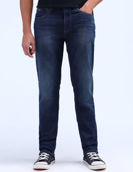 FLYING MACHINE Slim Men Blue Jeans