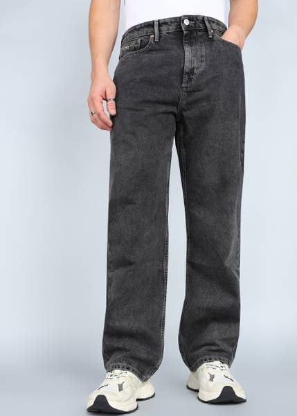 FLYING MACHINE Loose Fit Men Black Jeans
