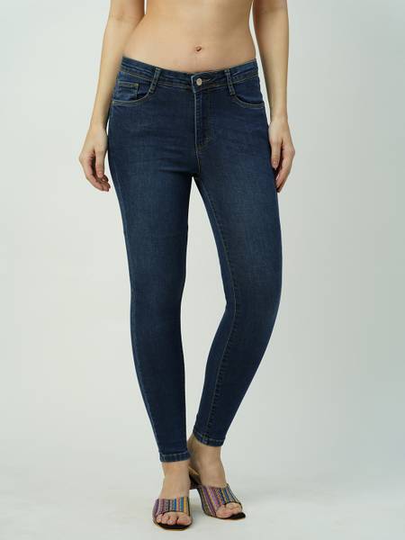 Kraus Jeans Skinny Women Dark Blue Jeans