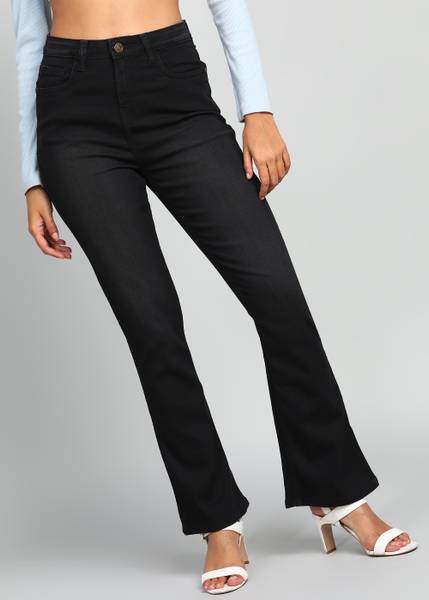 METRONAUT by Flipkart Boot-Leg Women Black Jeans
