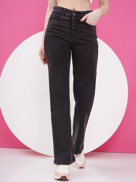 Puella Regular Women Grey Jeans
