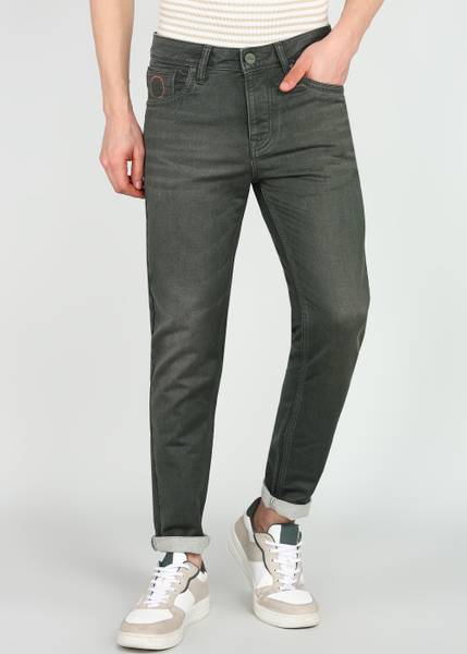 INTEGRITI Slim Men Dark Green Jeans