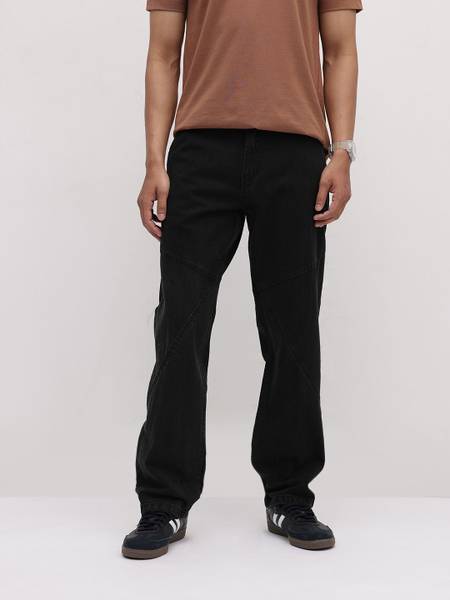 Roadster Straight Fit Men Black Jeans