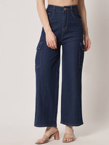 M MODDY Regular Women Dark Blue Jeans