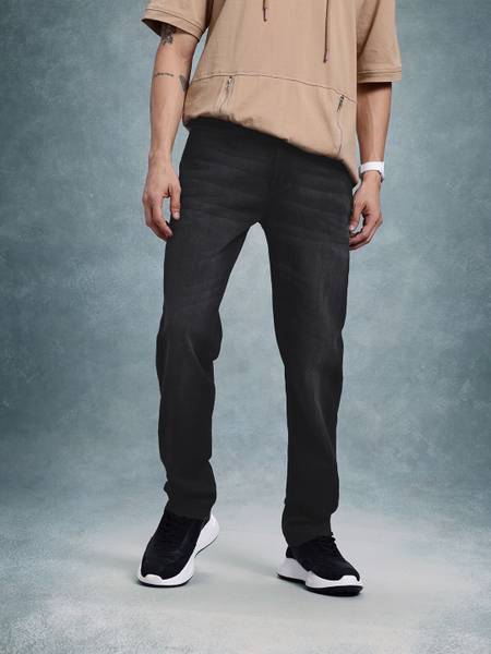 Roadster Relaxed Fit Men Black Jeans