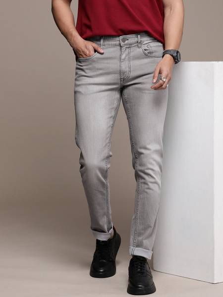 WROGN Skinny Men Grey Jeans