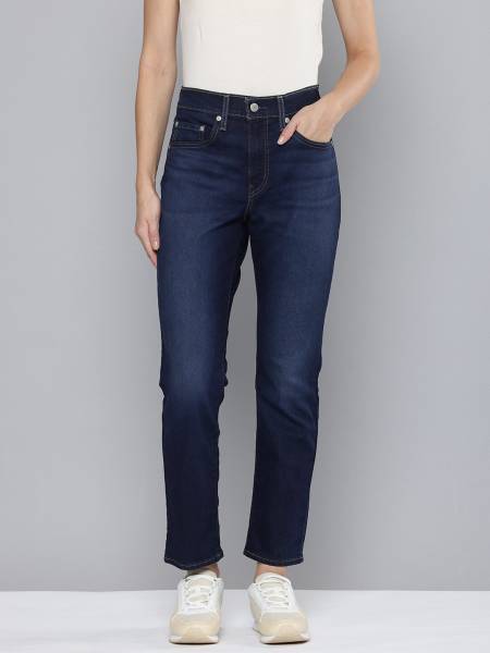 LEVI'S Straight Fit Women Blue Jeans