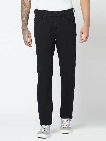 Blue Buddha Slim Men Black Jeans