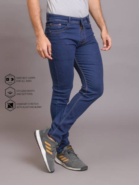 Lzard Slim Men Multicolor Jeans