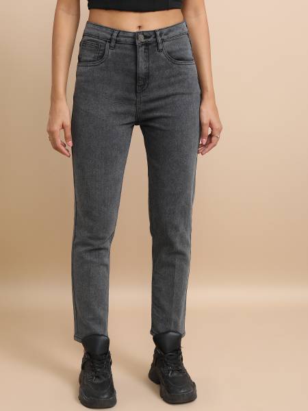 Tokyo Talkies Slim Women Dark Grey Jeans