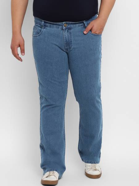 Urbano Plus Boot-Leg Men Light Blue Jeans