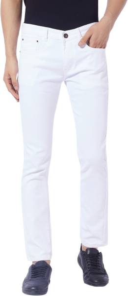 BEN MARTIN Slim Men White Jeans