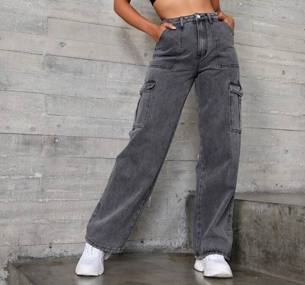 beauty Boyfriend Women Dark Grey Jeans