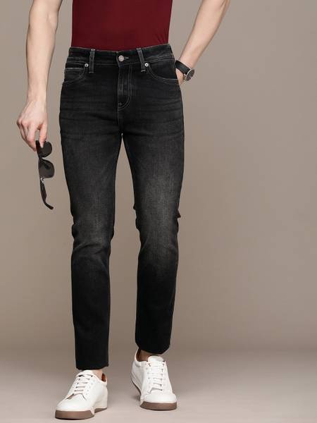 French Connection Slim Men Black Jeans Price History