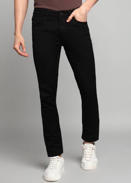 LAWMAN Skinny Men Black Jeans