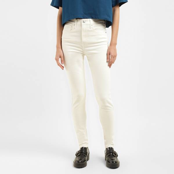 LEVI'S MILE HIGH Skinny Women White Jeans