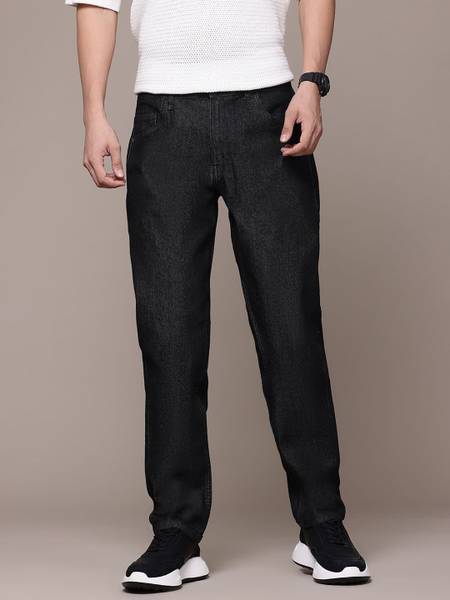 Roadster Relaxed Fit Men Black Jeans