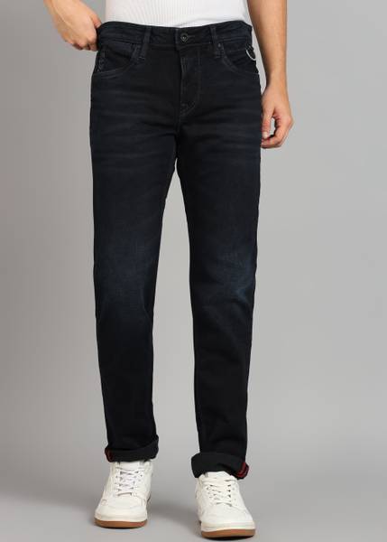 LAWMAN Slim Men Dark Blue Jeans
