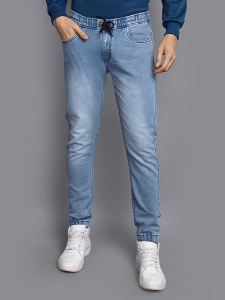 V-MART Jogger Fit Men Light Blue Jeans