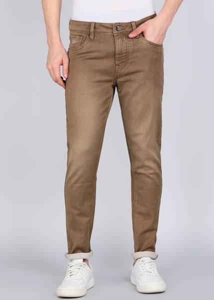 INTEGRITI Slim Men Brown Jeans