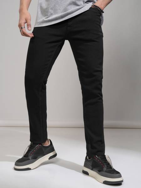 HIGHLANDER Slim Men Black Jeans