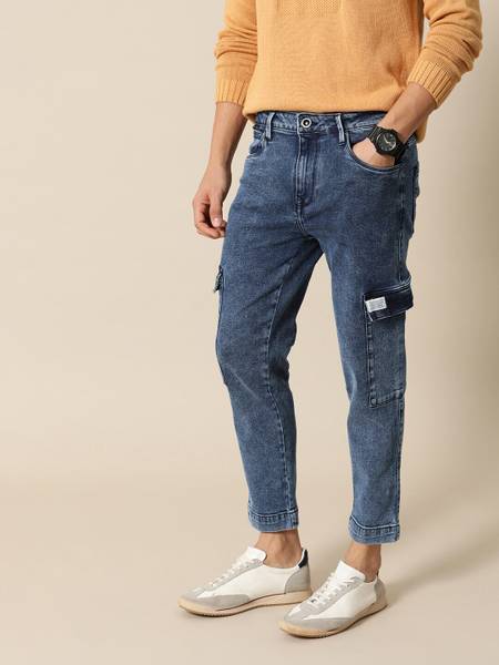 Mr Bowerbird Tapered Fit Men Dark Blue Jeans