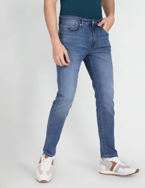 FLYING MACHINE Tapered Fit Men Blue Jeans