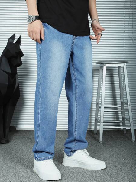 DENIM LOOK Relaxed Fit Men Blue Jeans