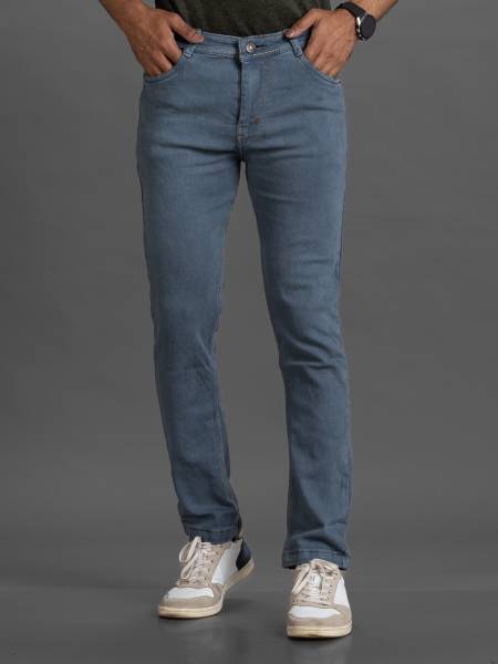 Slim Men Grey Jeans