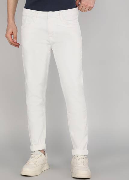 INTEGRITI Slim Men White Jeans