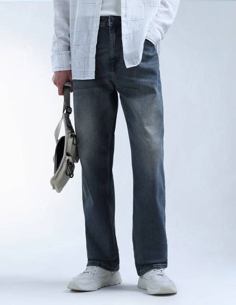FLYING MACHINE Loose Fit Men Blue Jeans