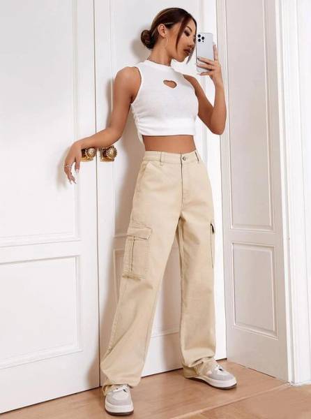 BLUELOCK Boyfriend Women Beige Jeans