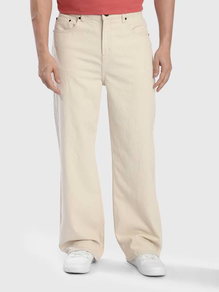 Roadster Boot-Leg Men Beige Jeans