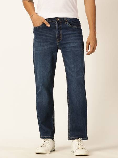Thomas Scott Relaxed Fit Men Dark Blue Jeans