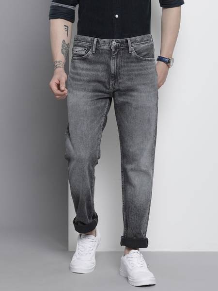 TOMMY HILFIGER Regular Men Black Jeans Price History