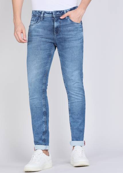 LAWMAN Slim Men Light Blue Jeans