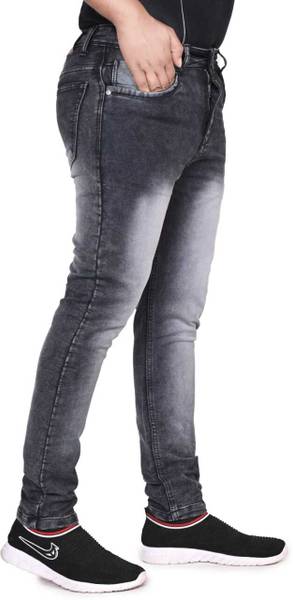 SK Fashion Slim Men Black Jeans