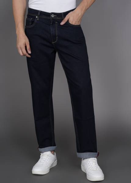 DUCATI Straight Fit Men Dark Blue Jeans
