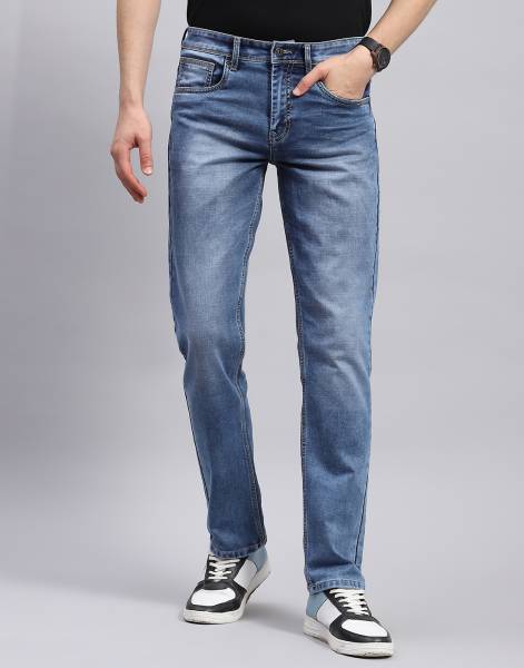 MONTE CARLO Slim Men Blue Jeans